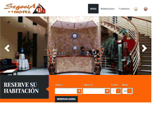 Tablet Screenshot of hotelsegoviatarija.com